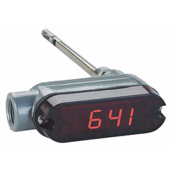 Dwyer Instruments Air Velocity XMTR,1.5secRe-Time,0.5inDia 641-6-LED