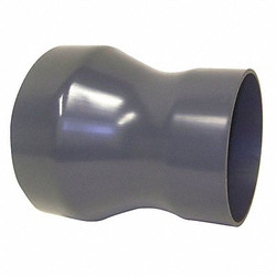 Plastic Supply Reducer Coupling,12" x 10" Duct Size PVCR12X10