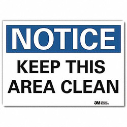 Lyle Notice Sign,10x14in,Reflective Sheeting  U5-1293-RD_14X10