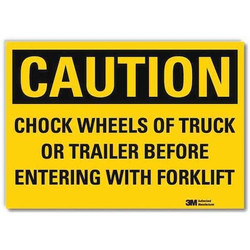 Lyle Safety Sign,5inx7in,Reflective Sheeting U4-1128-RD_7X5