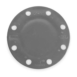 Sim Supply Blind Flange, 4 in, Socket, Schedule 80  853-040