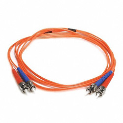 Monoprice Fiber Cord,Duplex,ST, ST,2m,Orange 2602