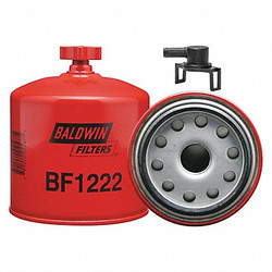Baldwin Filters Fuel Filter,5-1/4 x 4-9/32 x 5-1/4 In BF1222