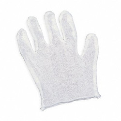 Condor Gloves Liners,Universal,White,PK12 4JC98