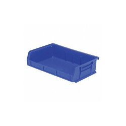 Quantum Storage Systems Hang and Stack Bin,Blue,PP,3 in QUS236BL
