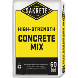 Sakrete 60 Lb. High-Strength Concrete Mix 65200940