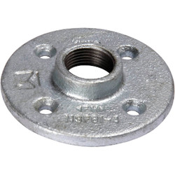 Southland 1 In. Malleable Iron Galvanized Floor Flange 511-605BG Pack of 5