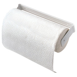 Decko White Metal Paper Towel Holder 48310