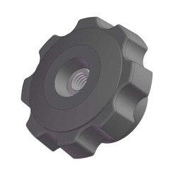 Innovative Components Hand Knob,Through Hole,3/8"-16 GN6C----F6---21
