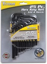 Hex Key Set, 25Pc 12712