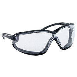 Black Frame Gloggles with Clear Lens 5103