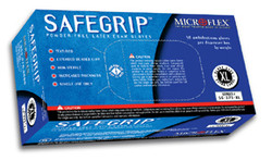 SafeGrip® Powder-Free Latex Examination Gloves, Blue, XL SG375XL