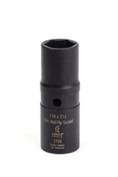 1/2" Drive 19mm x 21mm Deep Thin Wall Flip Socket 2708