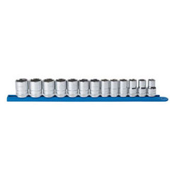 1/2" Dr. 6 pt. Standard Metric Socket Set, 13 pc 80702