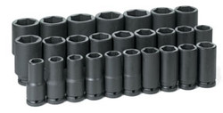 26-Piece 3/4 in. Drive 6-Point Metric Deep Impact Socket Set 8026MD