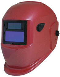 Red Carbon Fiber Welding Helmet 41260