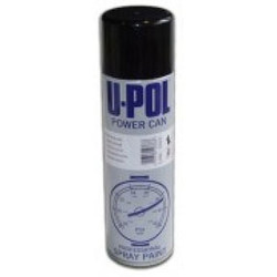 U-POL Premium Aerosols: Power Can, Satin Black, 17oz UP0801