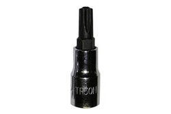 T25 Torx Bit, 1/4" Sq Dr Bit Holder PFC4TR25