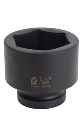 1” Dr. Impact Socket, Standard, 2-1/2” 580