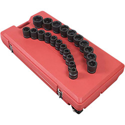 1" Dr SAE Impact Socket Set, 21Pc 5692