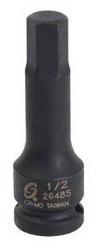 1/2" Drive, Hex Drive Impact Socket, 1/2" 26485