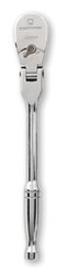 1/4" Drive, Full Polish Flex Teardrop Ratchet 81012P