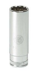 1/4" Dr 6 Pt. Deep Metric Socket, 13 mm 80148