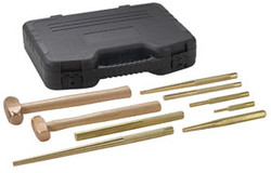 Brass Hammer  and Punch Set 4629