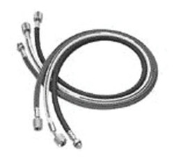 72" Blue Standard Charging Hose with 1/4” SAE Automatic Shut-Off Valve Fitting 45721