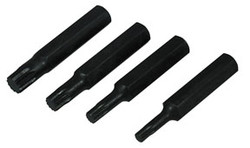 4 pc. Triple Square 12-Point Bit Set 60750