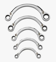 5 pc. Metric Half Moon Reversible Ratcheting GearWrenchª Set 9850