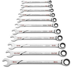 120XP Universal Spline SAE XL Combination Ratcheting Wrench Set, 11Pc 86450