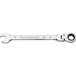15mm 90-Tooth 12 Pt Flex Head Ratcheting Comb WR 86715