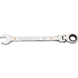 17mm 90-Tooth 12 Pt Flex Head Ratcheting Comb WR 86717