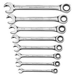 8 pc Ratcheting Open End Combination Wrench Set 85599