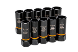 10 Pc. 1/2" Drive Bolt Biter™ Deep Extraction Socket Set 86071