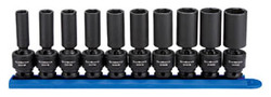 10 Pc. 3/8" Drive Metric Deep Universal Socket Set 84924N