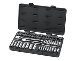 68 pc. SAE/METRIC 6 & 12 pt. Socket Set 1/4" & 3/8" Dr. 83000