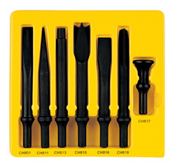 7 Pc. .498 Shank H.D. Chisel Set CS807