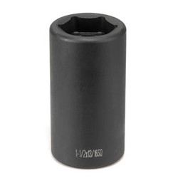 #5 Spline x 1-1/2" x 13/16" Deep Square Budd Impact Socket 5223C
