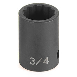 1/2" Drive x 27mm Standard Impact Socket- 12 Point 2127M