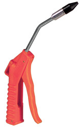 Orange Deluxe 4" Air Blow Gun with 1/2" Removable Rubber Tip 1718