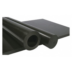 Manufacturer Varies PlasticRod,UHMWPE,1 3/8"Dia,5ftL,Black 69619104