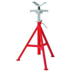 V-Head Pipe Stand, Model VJ-98, V-Head Low, 20 in to 38 in Adjustment Height