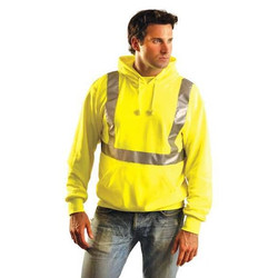 Occunomix Sweatshirt,Mens,4XL,Yellow LUX-SWTLH-Y4X