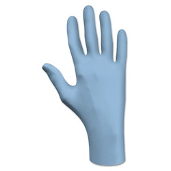 7005 Series Disposable Nitrile Gloves, Powder Free, 4 mil, Large, Blue