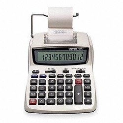 Victor Technology Portable Calculator,LCD,12 Digits 1208-2