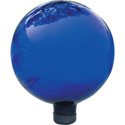 Alpine 10 In. Dia. Electric Blue Glass Gazing Globe GLB292BL