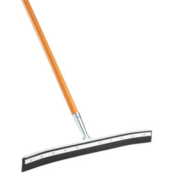Libman 24 In. Curved Rubber Floor Squeegee with Handle 542