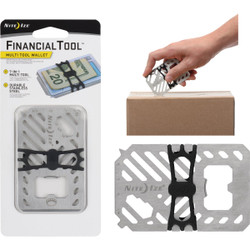Nite Ize Financial Tool 7-In-1 Stainless Steel Multi-Tool FMT2-11-R7